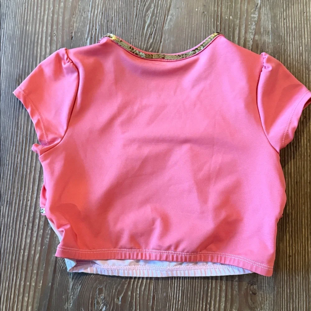Gymboree 5/6 Halloween pink /peach Genie Princess Costume & hat